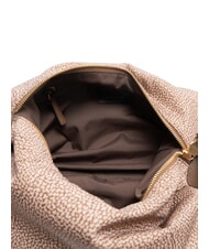 BORBONESE PRIVE L Bolso de hombro con correa para el hombro. beiger yegua - Bolsos Mujer - 5