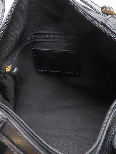 GEMMA Bolso de mano con correa para el hombro. Oro negro - Bolsos Mujer