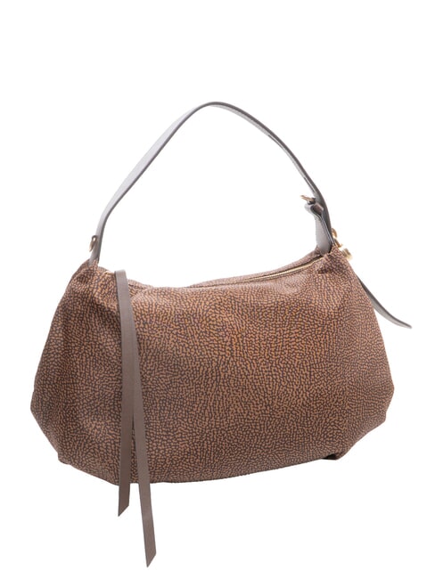 PRIVE Bolso de hombro con correa para el hombro. casta&ntilde;a - Bolsos Mujer