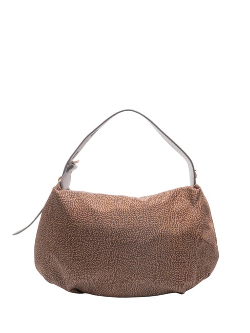 PRIVE Bolso de hombro con correa para el hombro. casta&ntilde;a - Bolsos Mujer