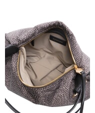 BORBONESE PRIVE Bolso de hombro con correa para el hombro. alquitr&aacute;n - Bolsos Mujer - 5