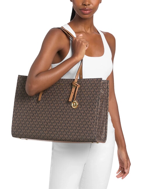 ZADIE Bolso de hombro marr&oacute;n/bellota - Bolsos Mujer