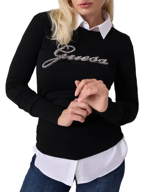 GEORGIA LOGO Camisa de manga larga jetbla - Su&eacute;teres de mujer