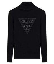 GUESS HALLIE TRIANGLE Jersey de cuello alto y manga larga jetbla - Su&eacute;teres de mujer - 5