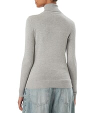 GUESS HALLIE TRIANGLE Jersey de cuello alto y manga larga gris claro melange m - Su&eacute;teres de mujer - 2