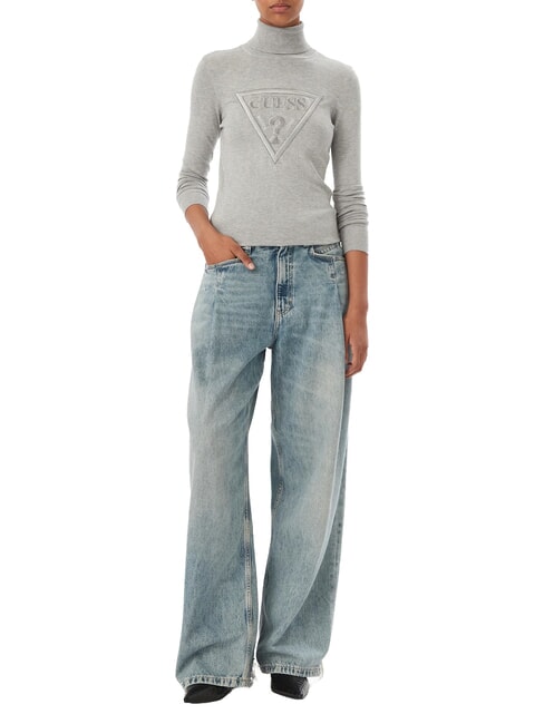 HALLIE TRIANGLE Jersey de cuello alto y manga larga gris claro melange m - Su&eacute;teres de mujer