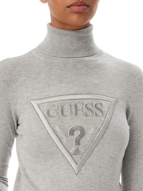 HALLIE TRIANGLE Jersey de cuello alto y manga larga gris claro melange m - Su&eacute;teres de mujer