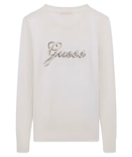 GUESS GEORGIA LOGO Camisa de manga larga cremwhi - Su&eacute;teres de mujer - 5