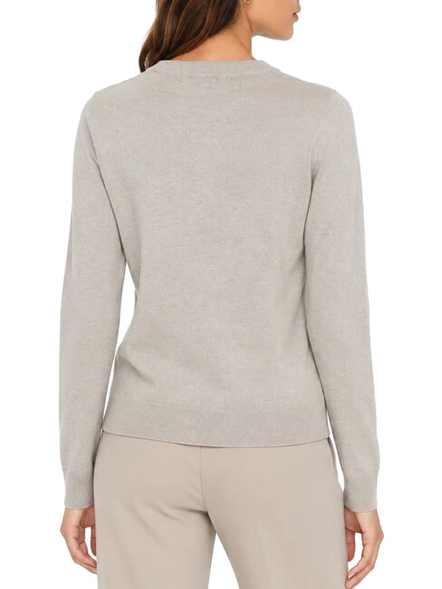 GEORGIA LOGO Camisa de manga larga gris claro melange m - Su&eacute;teres de mujer