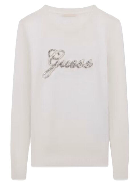 GEORGIA LOGO Camisa de manga larga cremwhi - Su&eacute;teres de mujer