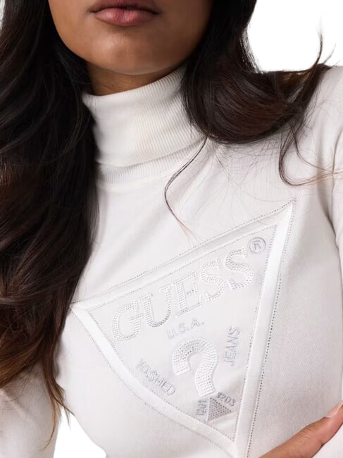 HALLIE TRIANGLE Jersey de cuello alto y manga larga cremwhi - Su&eacute;teres de mujer