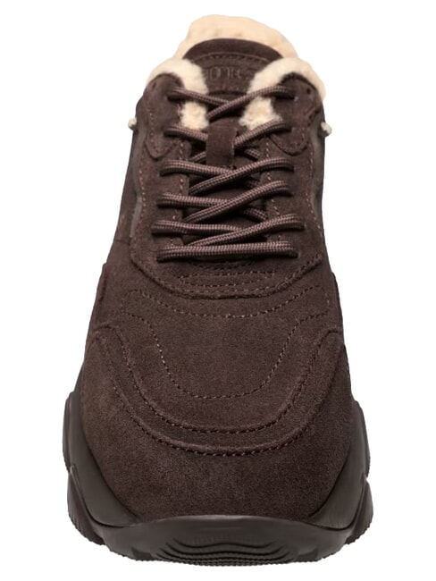 MICOLA3 Zapatillas de cuero marr&oacute;n - Zapatos Mujer