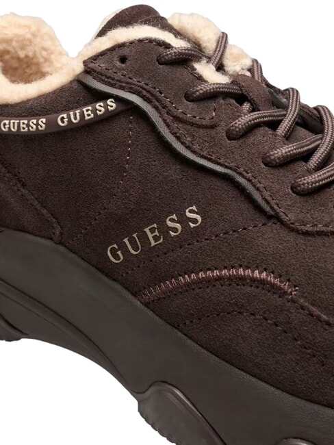 MICOLA3 Zapatillas de cuero marr&oacute;n - Zapatos Mujer