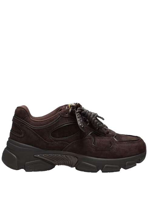 IRRINA Zapatillas de cuero marr&oacute;n - Zapatos Mujer
