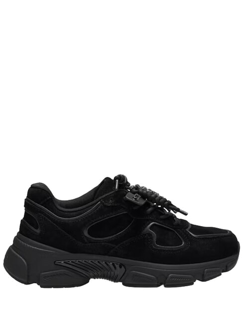 IRRINA Zapatillas de cuero NEGRO - Zapatos Mujer
