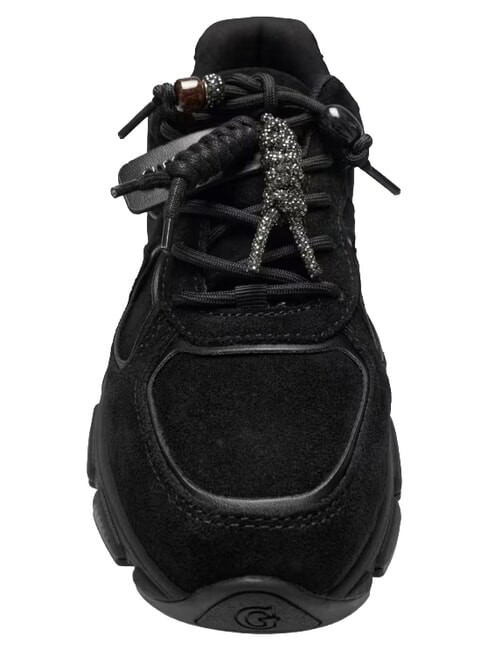IRRINA Zapatillas de cuero NEGRO - Zapatos Mujer