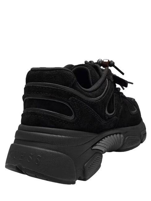 IRRINA Zapatillas de cuero NEGRO - Zapatos Mujer
