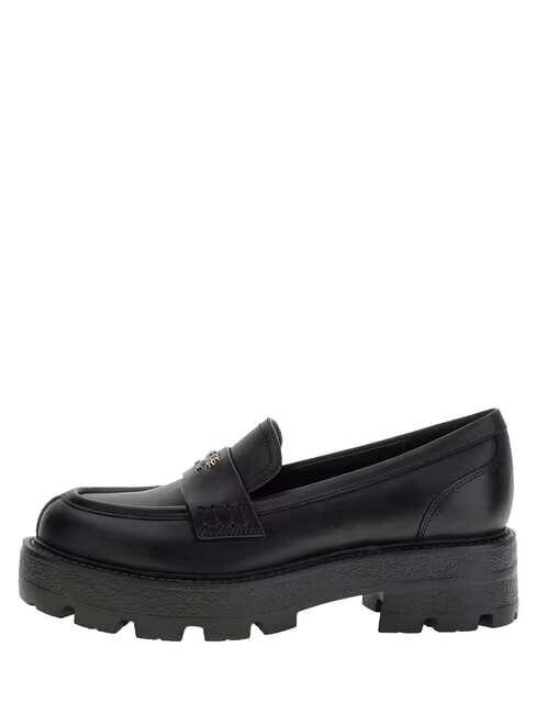 YAMINA mocas&iacute;n de cuero NEGRO - Zapatos Mujer