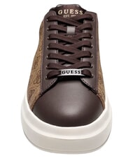 GUESS ELBA  Zapatillas Beige / Marr&oacute;n - Zapatos Hombre - 3