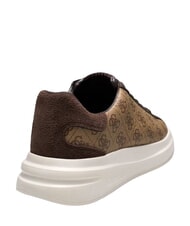 GUESS ELBA  Zapatillas Beige / Marr&oacute;n - Zapatos Hombre - 4