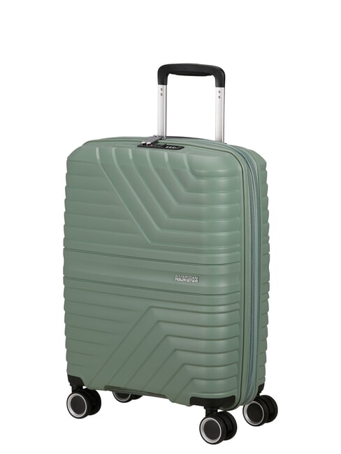 FLYTWIST  Equipaje de mano expandible verde bot&aacute;nico - Equipaje de mano