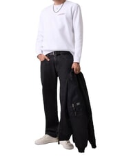 GUESS JEANS REGULAR AMERICAN Sudadera de cuello redondo purwhite - Sudaderas - 5