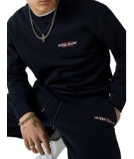GUESS JEANS REGULAR AMERICAN Sudadera de cuello redondo oc&eacute;ano atrevido - Sudaderas - 3