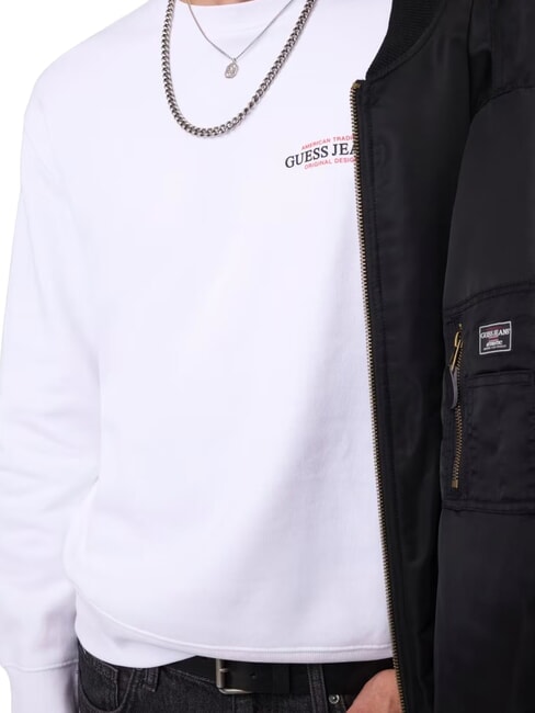 REGULAR AMERICAN Sudadera de cuello redondo purwhite - Sudaderas