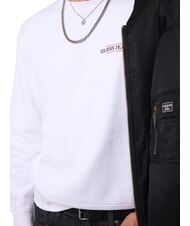 GUESS JEANS REGULAR AMERICAN Sudadera de cuello redondo purwhite - Sudaderas - 3