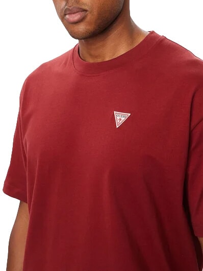 MINI TRIANGLE Camiseta de algod&oacute;n tinto de vi&ntilde;edo - camiseta