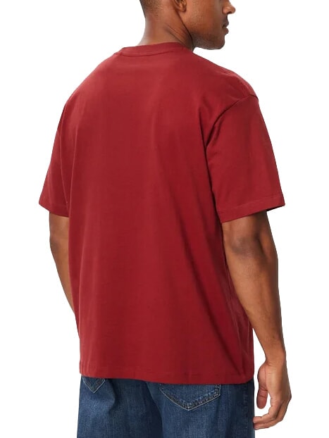 MINI TRIANGLE Camiseta de algod&oacute;n tinto de vi&ntilde;edo - camiseta