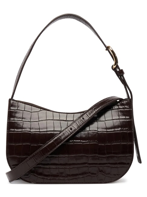 SARA Bolso de hombro tonos chocolate - Bolsos Mujer