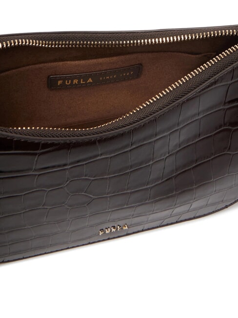 SARA Bolso de hombro tonos chocolate - Bolsos Mujer