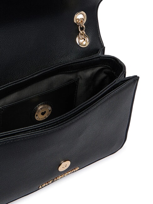 OVAL FRIEZE Bolso de hombro negro - Bolsos Mujer