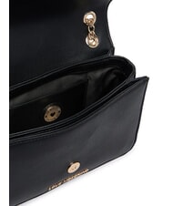 LOVE MOSCHINO OVAL FRIEZE Bolso de hombro negro - Bolsos Mujer - 4
