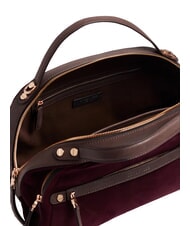 BORBONESE B-GALLERY Bolso de mano con correa para el hombro. cabernet/cacao - Bolsos Mujer - 5