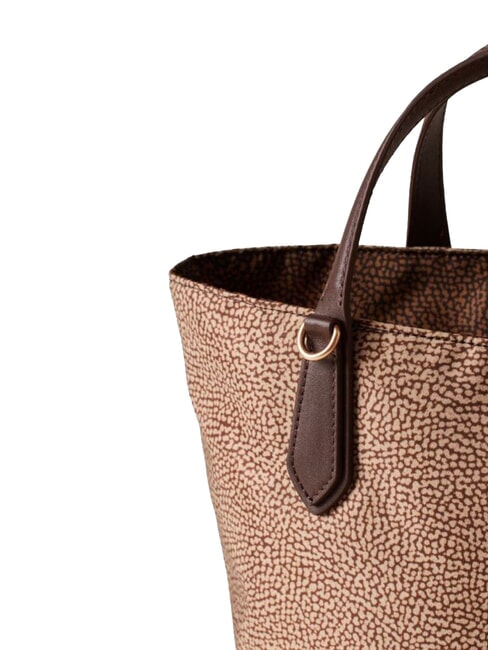 B-ESCAPE Bolso de mano con correa para el hombro beige/casta&ntilde;o - Bolsos Mujer