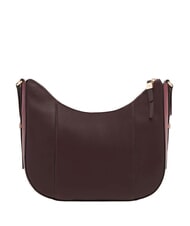 PIQUADRO CIRCLE Bolso de hombro de piel burdeos/rosa - Bolsos Mujer - 4