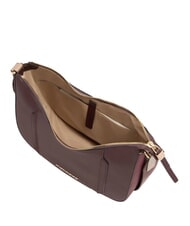 PIQUADRO CIRCLE Bolso de hombro de piel burdeos/rosa - Bolsos Mujer - 5