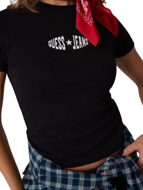 PRINT SLIM Camiseta de manga corta de corte ajustado jetbla - camiseta