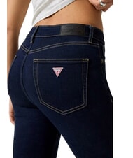 GUESS JEANS HIGH RISE vaqueros ajustados en brillo de enjuague oscuro - Jeans - 4