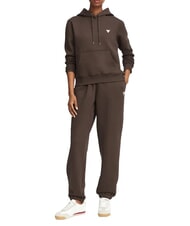 GUESS JEANS REGULAR MINI Sudadera caf&eacute; oscuro - Sudaderas de mujer - 3