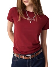 GUESS JEANS SLIM LOGO Camiseta el&aacute;stica slim fit tinto de vi&ntilde;edo - camiseta - 4