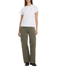 GUESS JEANS TRIANGLE Camiseta de algod&oacute;n purwhite - camiseta - 5