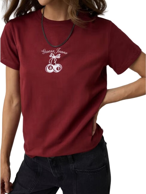 CHERRY REGULAR Camiseta de manga corta tinto de vi&ntilde;edo - camiseta