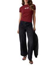 GUESS JEANS PRINT SLIM Camiseta de manga corta de corte ajustado tinto de vi&ntilde;edo - camiseta - 3