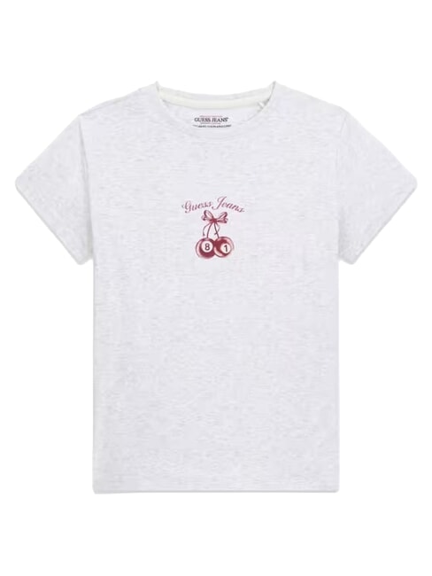 CHERRY REGULAR Camiseta de manga corta gj lt gris jaspeado - camiseta