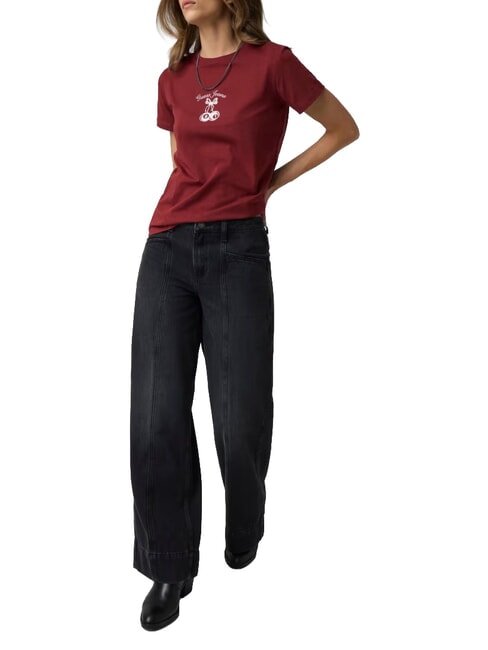 CHERRY REGULAR Camiseta de manga corta tinto de vi&ntilde;edo - camiseta