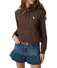 GUESS JEANS REGULAR MINI Sudadera caf&eacute; oscuro - Sudaderas de mujer - 6