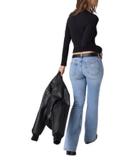 GUESS JEANS SLIM LOGO EMBOSSED Camiseta de manga larga jetbla - camiseta - 4